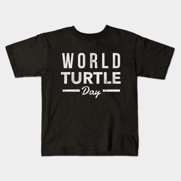 World Turtle Day Kids T-Shirt by RecoveryTees